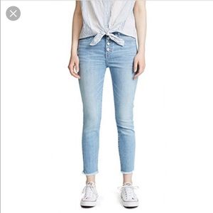 Madewell 9” inch Light Wash Ankle Skinny Jeans